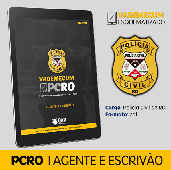 VadeMecum - PCRO (Agente e Escrivão)