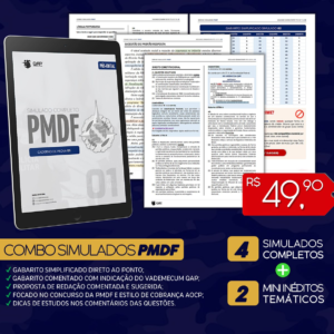 Combo Simulados PMDF